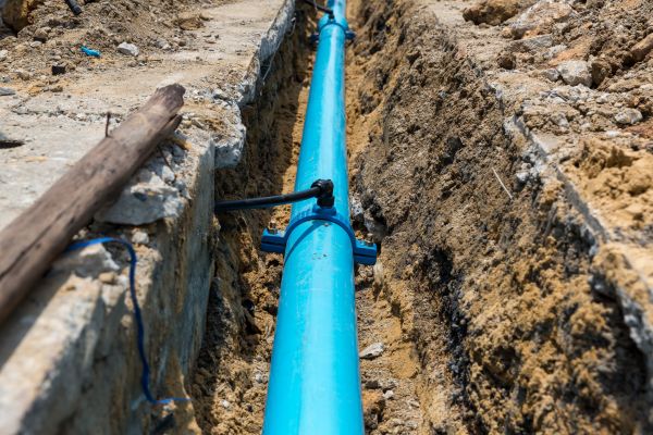 Water Main Installation in Redwood City